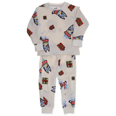 Pyjamas (Beige, Flerfärgad) från Zara Elastan, Polyester