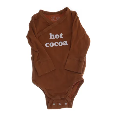 Body (Brun) från Lindex Baby Bomull, Elastan