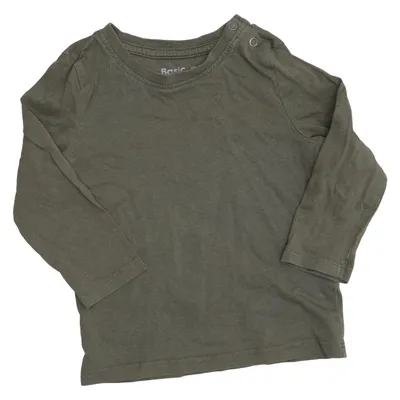 Long sleeve T-shirt (Green) from Basic You Organic cotton