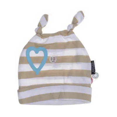 Beaniemössa (Beige, Vit, Blå) från Lundmyr of Sweden