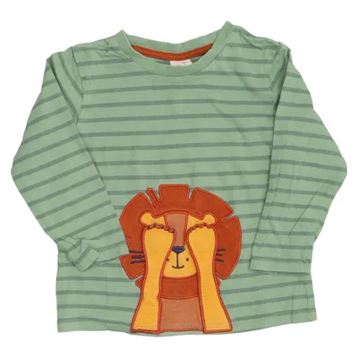 Langarmshirt (Grün, Braun, Gelb) von Alana Bio-Baumwolle