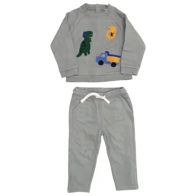 Loungewear (Grå) fra Bout'chou Bomuld, Elastan