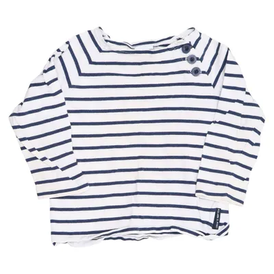 Long sleeve T-shirt (Blue, White) from Polarn O. Pyret