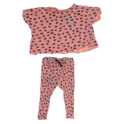 Set (Pink, Multicolored) from Zara Cotton, Elastane