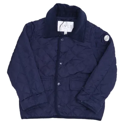 Jacka (Blå) från Livly Bomull, Polyester