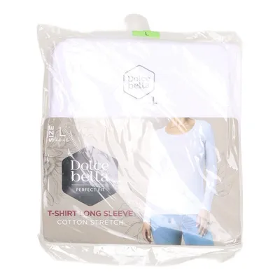 T-shirt à manches longues (Perfect Fit) de Dolce Bella Coton, Élasthane