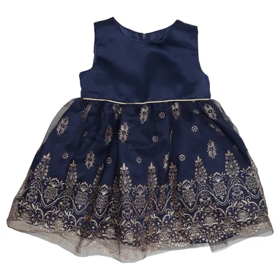 Robe (Bleu, Or) de Rare Editions Polyester