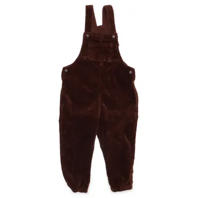 Hängselbyxor (Brun) från Lindex Baby Bomull, Elastan