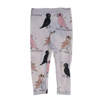 Leggings (Beige, Meerkleurig) van Mini Rodini Katoen, Elastaan