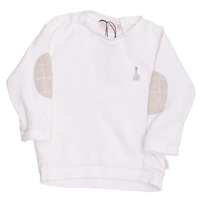 Sweatshirt (Wit) van Sophie La Girafe Katoen, Elastaan