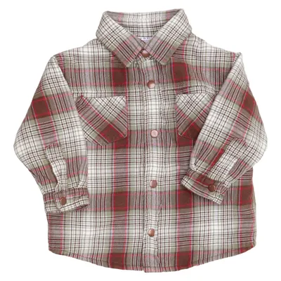 Overshirt (Green, Brown, White) from Gymboree Cotton, Polyester