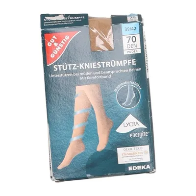 Chaussettes hautes (Stütz-Kniestrümpfe) de EDEKA Élasthane, Polyamide