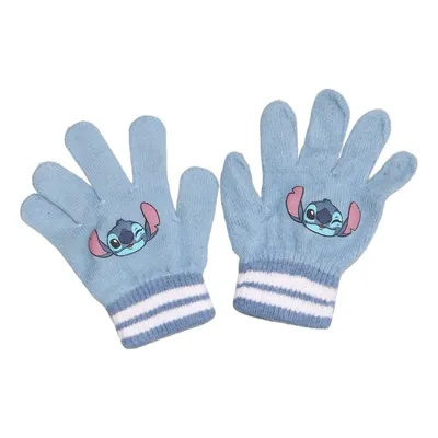 Handskar (Blå) från Disney Stitch Akryl, Elastan, Polyester