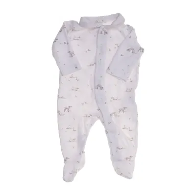 Sparkdräkt (Vit, Grå) från Newbie by KappAhl Bomull