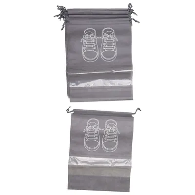 Garderobeindretning (Shoe storage bag, shoe bag, travel shoe bag, shoe organizer, travel organizer, packing organizer, packing cube, luggage organizer, wardrobe organizer, closet organizer, storage bag, dust bag, drawstring bag, waterproof window, transparent window, reusable bag, sneaker bag, boot bag, footwear storage, home organization, travel accessory, suitcase organizer, camping gear, gym bag organizer, moving organizer, minimalist storage, decluttering, space saver, closet essentials, organization hack, travel essentials, vacation packing, household storage, grey organizer, multipack, practical gift, home essentials, dorm room, apartment essentials, tidy home, TikTok made me buy it, viral organizer, aesthetic organization, smart storage, compact storage, reusable, durable, washable, lifestyle accessory, home hack, organization trend.)