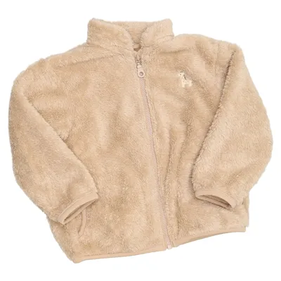 Fleece jas (Beige) van Uniqlo Baby Polyurethaan, Gerecycled polyester