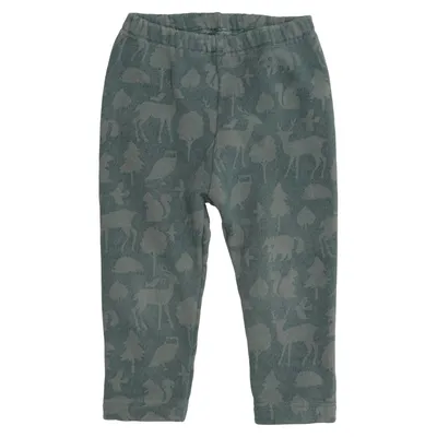 Mjukisbyxor (Grön) från Uniqlo Baby Bomull, Elastan, Polyester