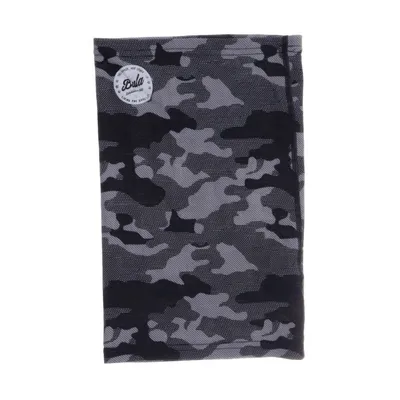 Neck warmer (Gray, Black) from Bula Cotton, Polyamide, Wool