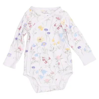 Romper (Wit, Meerkleurig) van Lindex Baby Katoen, Elastaan