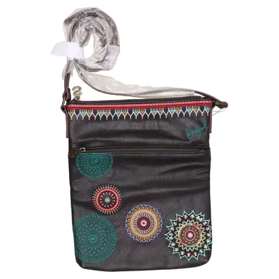 Schoudertas (Zwart, Meerkleurig) van Desigual Polyester, Polyurethaan