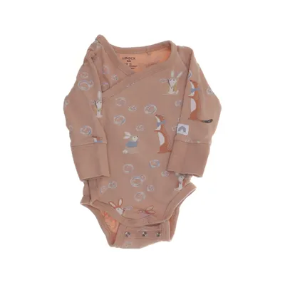 Body (Brun, Flerfärgad) från Lindex Baby Bomull, Elastan