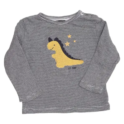 T-shirt à manches longues (Gris, Blanc, Multicolore) de Staccato Coton