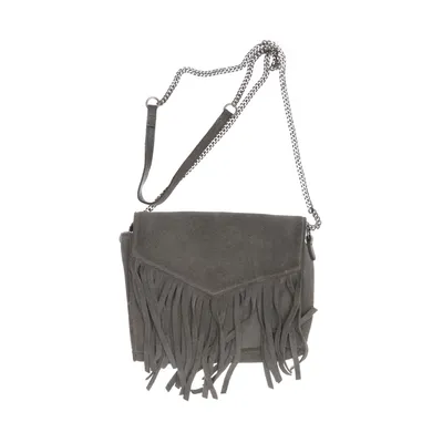 Shoulder-bag (Green) from Don Donna Polyester, Leather