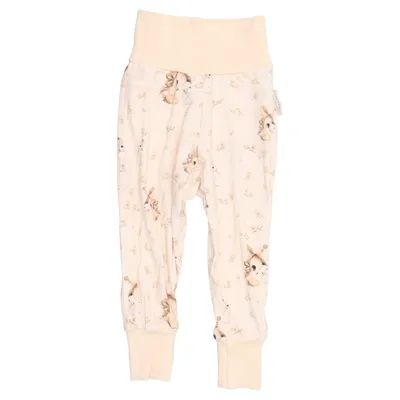 Leggings (Beige) från Geggamoja x Mrs Mighetto Bambu, Elastan, Ekologisk bomull