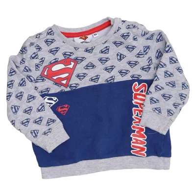 Collegetröja (Blå, Grå, Röd) från Superman