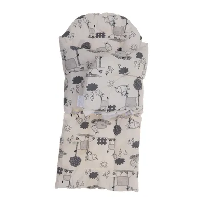 Highchair cushion (White, Gray, Blue) from Baby Dan