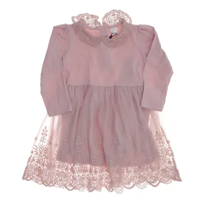 Kjole (Pink) fra H&M Bomuld, Elastan