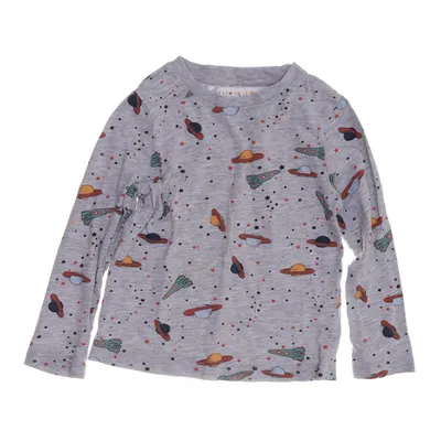 Lange mouwen shirt (Grijs, Meerkleurig) van Minimarket Katoen, Viscose