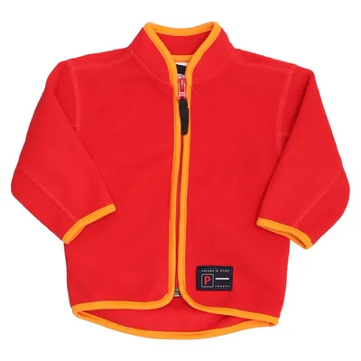 Fleece jacket (Red, Orange) from Polarn O. Pyret Polyester