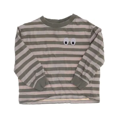 Långärmad t-shirt (Grön, Beige) från Rikiki Bomull