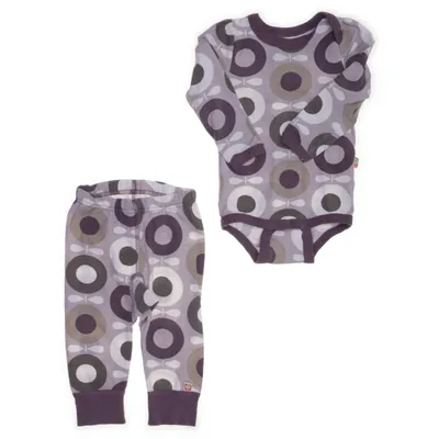 Set (Purple, Beige) from Katvig Organic cotton, Elastane