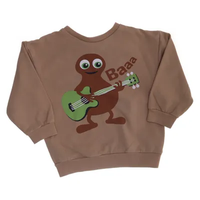 Collegetröja (Beige) från Babblarna x KappAhl Bomull, Elastan