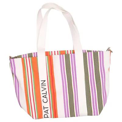 Sac en toile (Blanc, Multicolore) de Pat Calvin