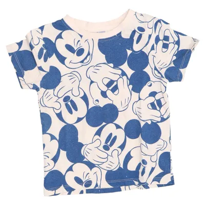 T-shirt (Beige, Blå) fra H&M Kids Bomuld