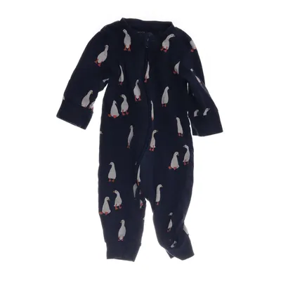 Sparkdräkt (Blå, Vit) från Lindex Baby Bomull