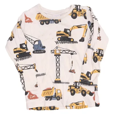 Langærmet t-shirt (Beige, Flerfarvet) fra Lindex Kids Bomuld