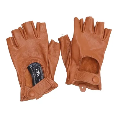 Fingerless gloves (Brown) from Zara Leather