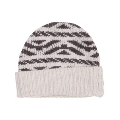 Beanie (Beige, Bruin) van Lexington Alpacawol, Hennep, Merinowol