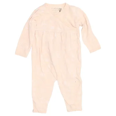 Barboteuse (Beige) de Fixoni Coton, Élasthane