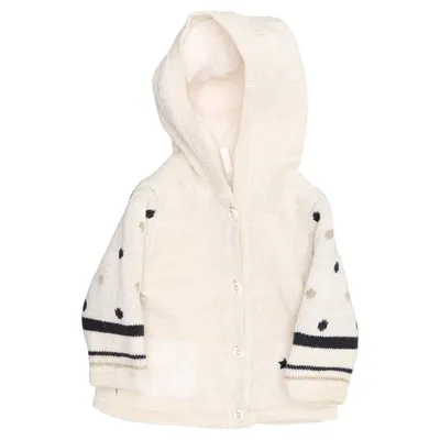 Cardigan (Beige, Black, Gold) from Orchestra Acrylic, Cotton, Elastane, Polyester