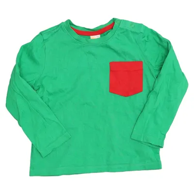 Long sleeve T-shirt (Green, Red) from Tchibo Organic cotton