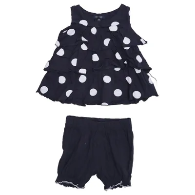 Set (Blauw, Grijs) van Blue Seven Katoen