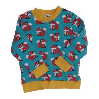 Sweatshirt (Green, Multicolored) from Maxomorra Cotton, Elastane