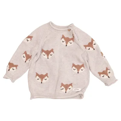 Pull-over (Gris, Marron, Blanc) de Newbie by KappAhl Coton