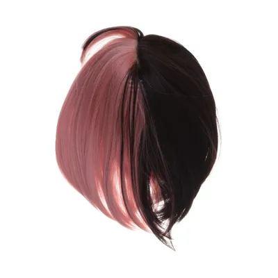 Wig (Brown, Pink)