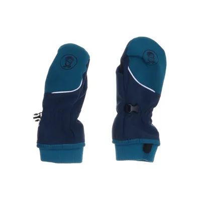 Mittens (Petrol green, Multicolored) from Trollkids Polyester